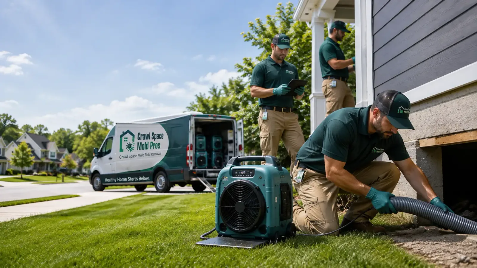 Crawl Space Mold Removal in Shell Rock, IA